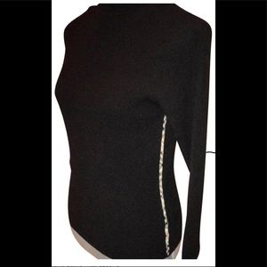Burberry Elite  Black Long Sleeve Turtleneck